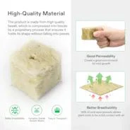 Vivosun 1.6" Rockwool Grow Cubes, 1 sheet of 28 Plugs - Image 5
