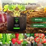 Vivosun 1 Gallon Grow Bags 5-Pack Black Thickened Nonwoven Fabric Pots with Handles - Image 6
