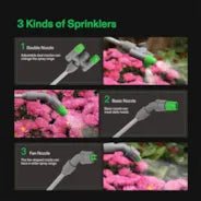Vivosun 1 Gallon Pressure Sprayer 3 Water Nozzles with Adjustable Shoulder Strap - Image 3