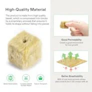 Vivosun 1" Rockwool Grow Cubes, 4 Sheets of 200 Plugs - Image 4