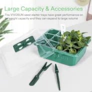 Vivosun 12-Pack Seed Starter Trays, 144-Cell Seed Starter Kit with Humidity Dome - Image 7