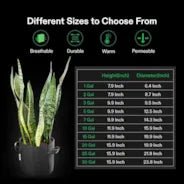Vivosun 15 Gallon Grow Bags 5-Pack Black Thickened Nonwoven Fabric Pots with Handles - Image 8