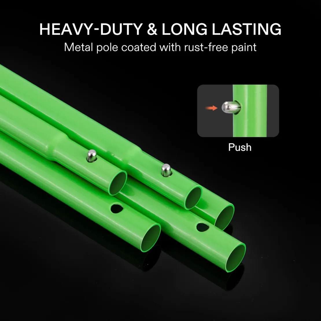 Vivosun 19mm Grow Tent Pole-A for 5x5 Tent 1-Piece, Only for Vivosun Grow Tents - Image 4
