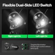 Vivosun 30X-60X Jewelers Loupe Magnifier with LED Light (2-Pack Black) - Image 3