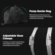 Vivosun 3700 GPH Submersible Water Pump with Barrier Bag, 300W - Image 4