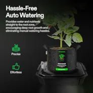 Vivosun 4-Pack Self-Watering Fabric Pot Base and Grow Bags Set, Auto-Irrigation Water Delivery System with Reservoir Meter - Image 3