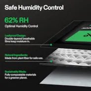 Vivosun 62% RH Two-Way Humidity Control Packs, Size 8 g, 10 Packs, Each for Storing 1 oz, Moisture Balancer with RH Indicator Card for Food & Herb Storage - Image 3