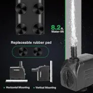 Vivosun 660GPH Submersible Water Pump, 2500L/H 35W aquarium pump - Image 3