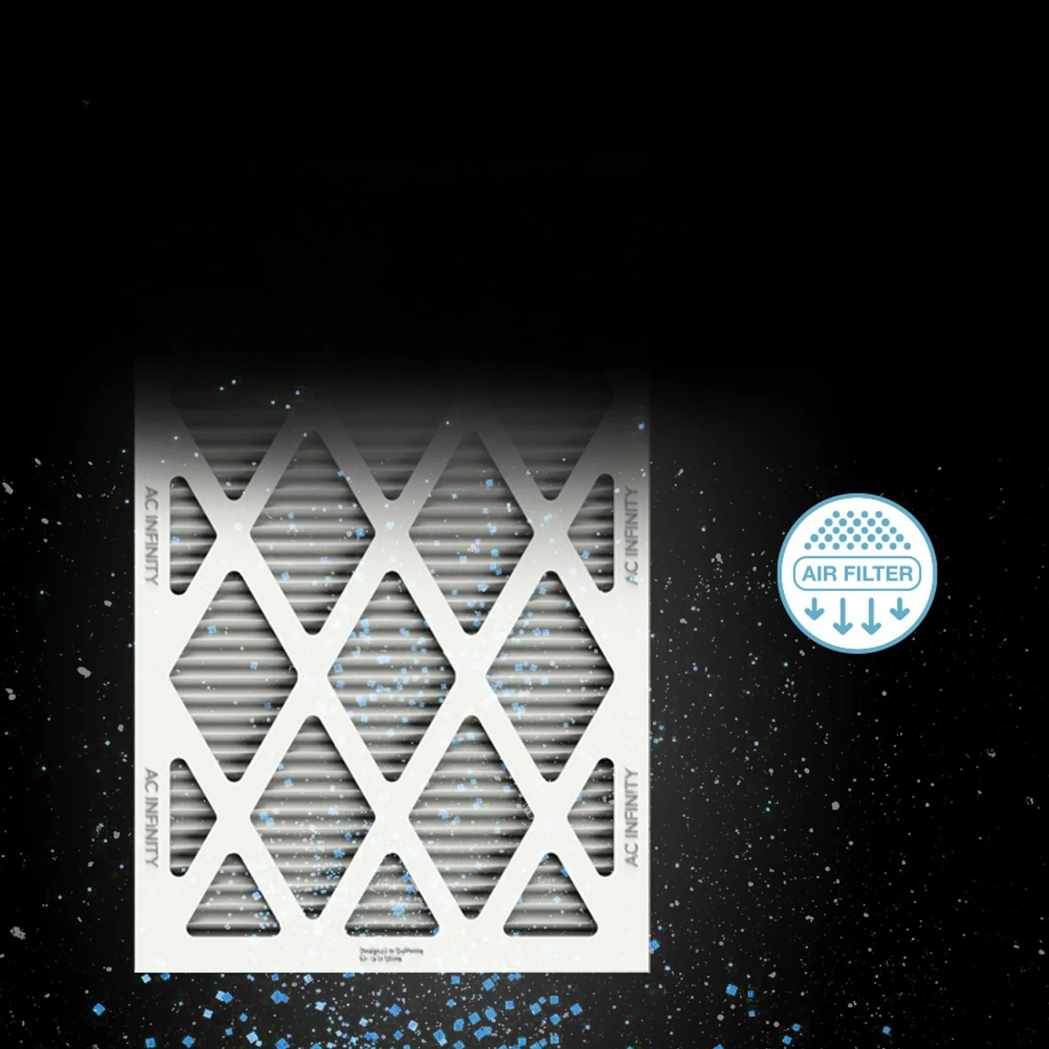 AC Infinity 4" High Efficacy Air Filter Box - Image 3