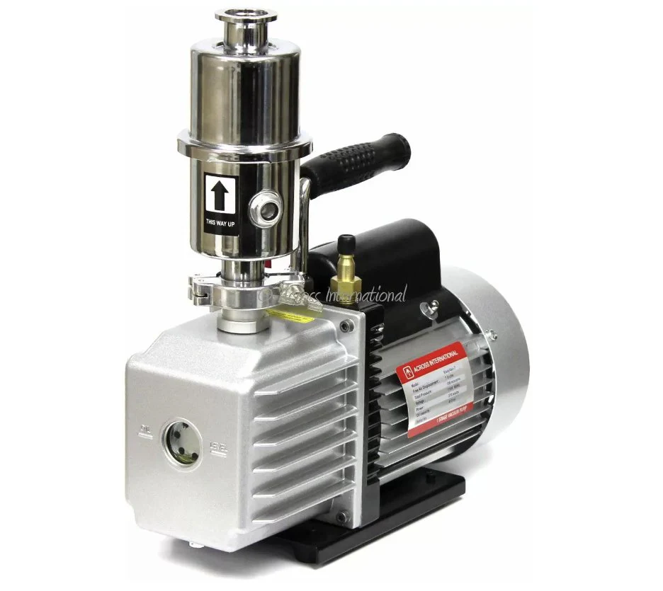 Across International EasyVac 7 Cfm Vacuum Pump With Oil Mist Filter ETL/CE