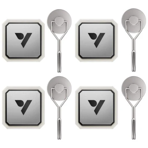 Vivosun Add-on Base & Magnetic Hook for VGrow Smart Grow Box, 4 Sets