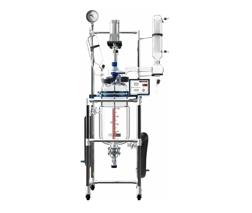 Across International 10L Single Jacketed Glass Reactor Systems - Image 2