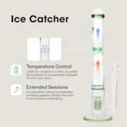 Vivosun Bong - Cutting-edge Water Pipe with Triple Percs and Ice-Catcher - Image 2