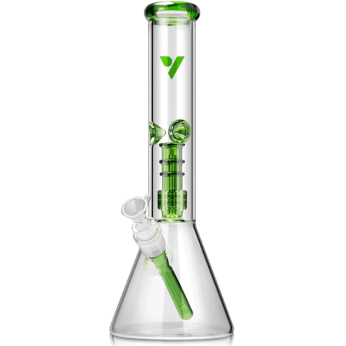 Vivosun Classic Beaker Bong – Sleek Glass Water Pipe with Dual Filtration & Ice Catcher