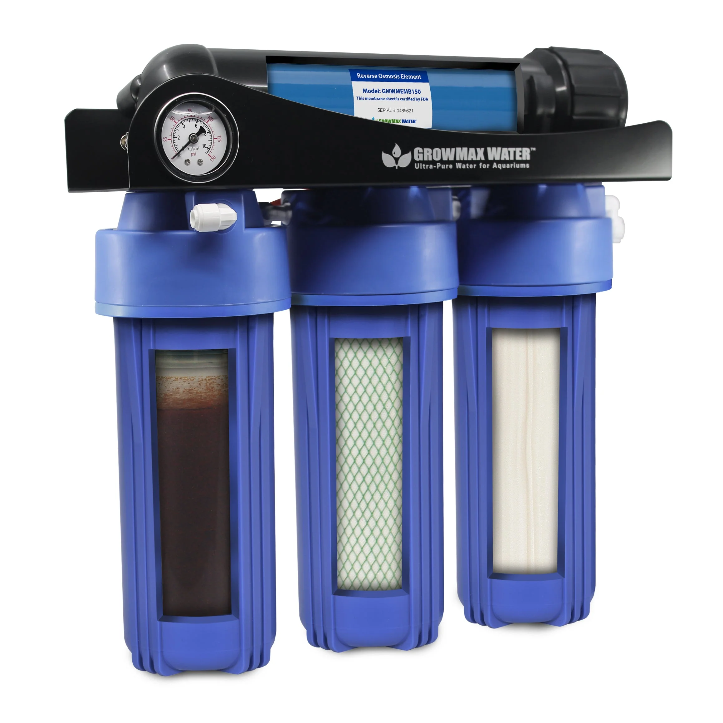 GrowMax Water EC Eliminator 150 GPD Reverse Osmosis Water Filtration - Image 2
