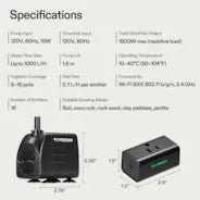 Vivosun FlexFeed Automatic Drip Irrigation Kit for Indoor & Outdoor Plants, Smart Watering System with 16 Drip Emitters, 4mm Fast Flow, App-Controlled A10 GrowHub, Quiet 15W Pump - Image 7