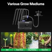 Vivosun FlexFeed Drip Irrigation Kit, 4W Automatic Irrigation System with Pump & 4 Drip Emitters, App-Controllable Professional Plant Watering Drip Kit for VGrow Smart Grow Box - Image 6