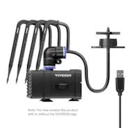 Vivosun FlexFeed Drip Irrigation Kit, 4W Automatic Irrigation System with Pump & 4 Drip Emitters, App-Controllable Professional Plant Watering Drip Kit for VGrow Smart Grow Box - Image 8