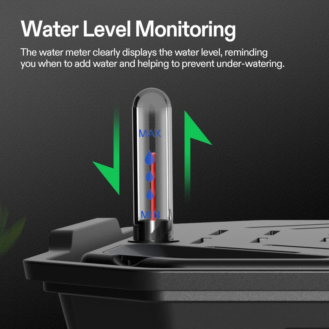 Vivosun FlexFeed Self-Watering Fabric Pot Base, Auto-Irrigation Water Delivery System with Reservoir Meter, 4-Pack - Image 6