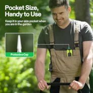 Vivosun Gardening Hand Pruner Pruning Shear with Straight Stainless Steel Blades, Black-and-Green - Image 4