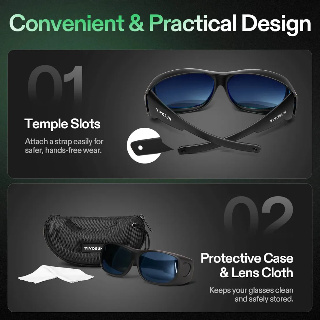 Vivosun Grow Room Glasses, Anti-UV Glasses for Visual Eye Protection, 1pcs - Image 7