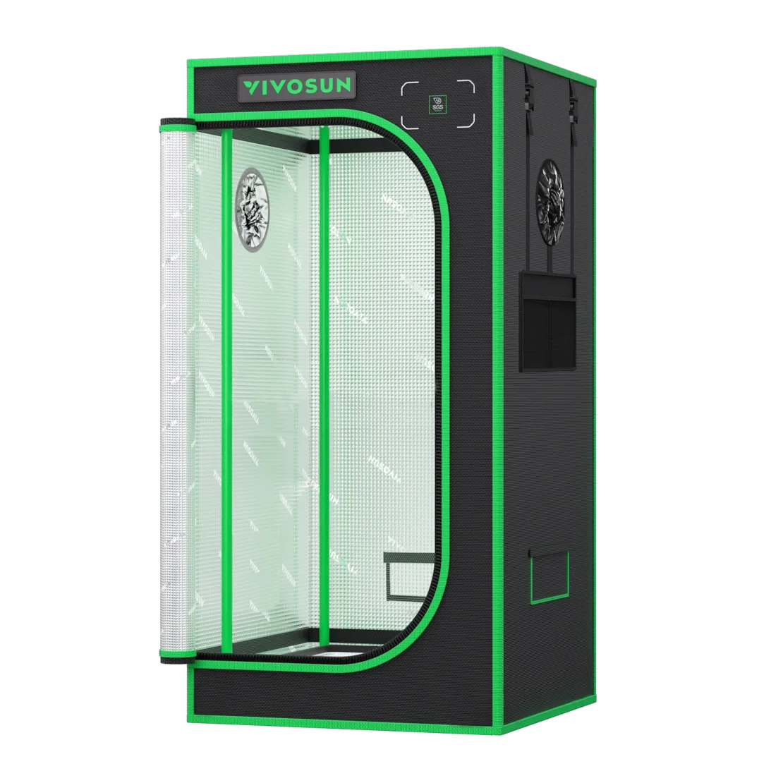 Vivosun Grow Tent Pro 2x2 P224, 1-2 Plants Use, Large Front Window - Image 8