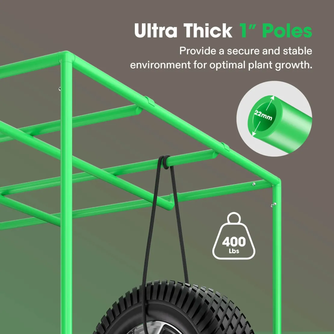 Vivosun Grow Tent Pro 4x8 P848, 8-16 Plants Use, Large Front Window - Image 3