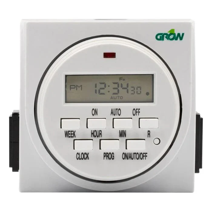 Grow1 120V Dual Outlet Digital Timer