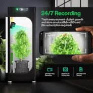 Vivosun GrowCam C4, 2K QHD WiFi Smart Camera for Grow Tent & VGrow Smart Grow Box, Timelapse, Night Vision, SD Card Storage, 2-Way Audio, App Control - Image 8