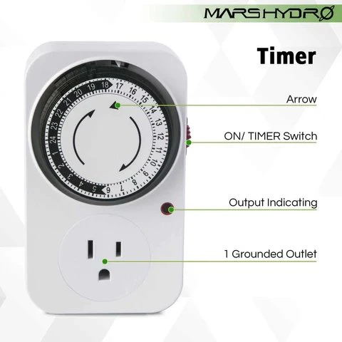 Mars Hydro 2.3x2.3 Thermostat Controlled Grow Tent Kit w/ TS 1000 LED Grow Light - Image 8