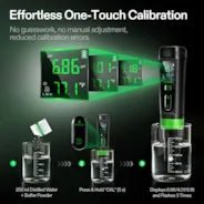 Vivosun pH Meter, High Accuracy pH Tester with ATC, Digital pH Pen 0.00–14.00 ±0.01pH, Portable Nutrient Test Meter with Interchangeable Probe for Water - Image 4