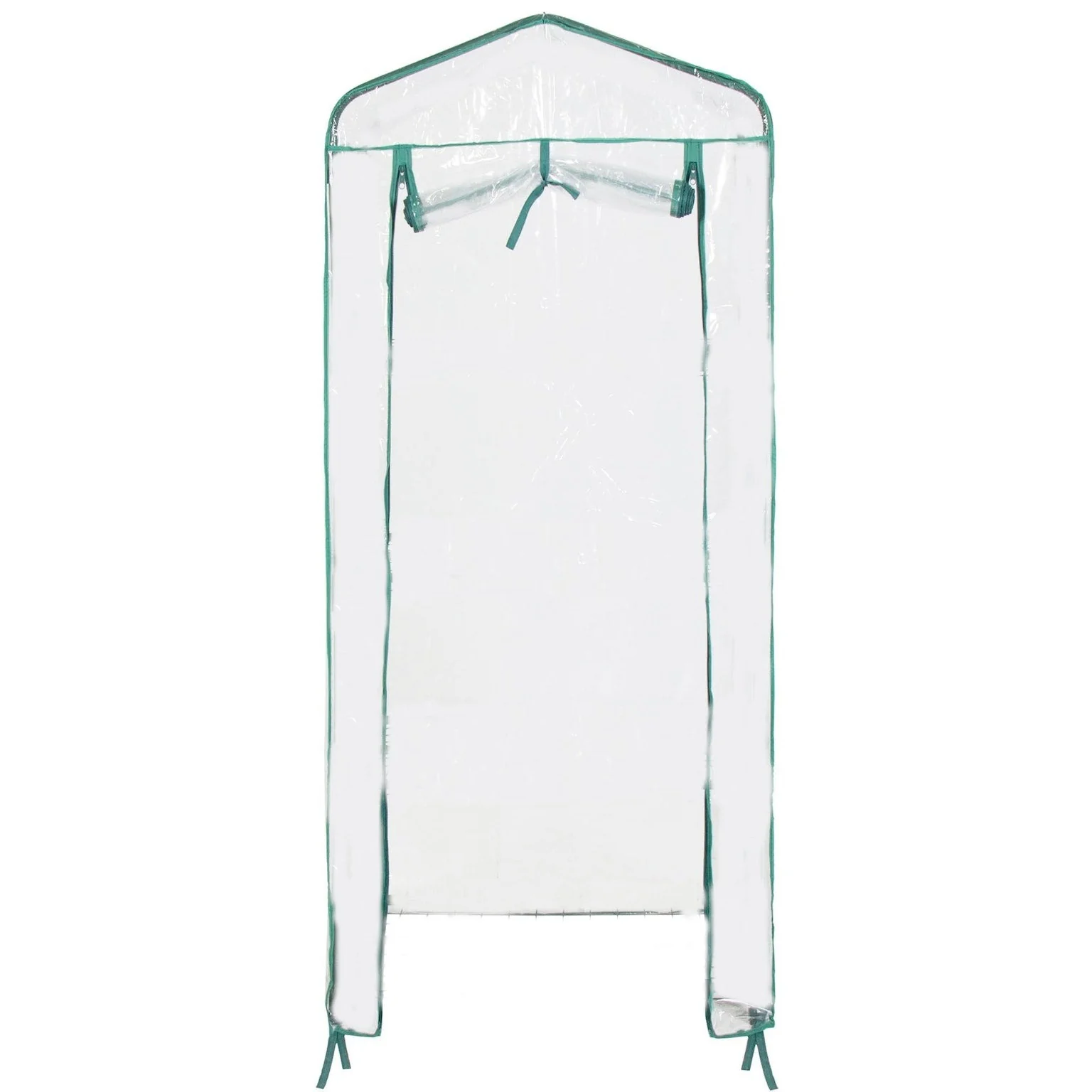 Riverstone 4 Tier Portable Rolling Greenhouse Clear Top