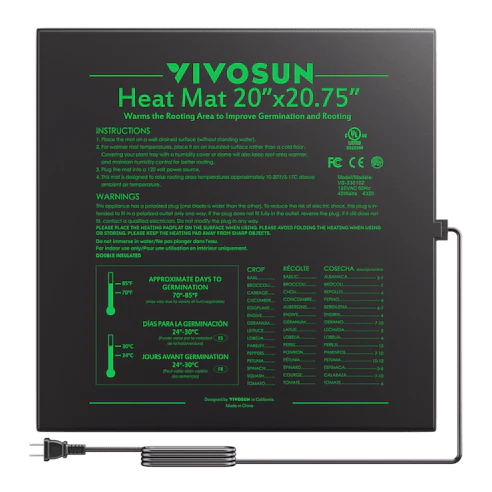 Vivosun Seedling Heat Mat 10″ x 20.75″