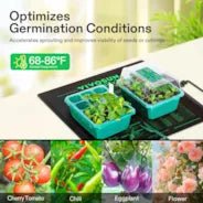 Vivosun Seedling Heat Mat Digital Thermostat Combo 20" x 20.75" 2-Pack - Image 5