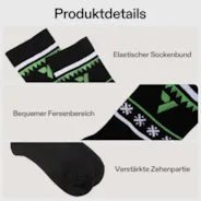 Vivosun Socks L, Thermal Warm, Snowflake Pattern, Christmas Gifts, 1 Pair - Image 5